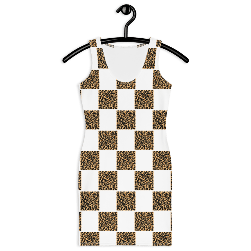 checkered-womens-bodycon-dress