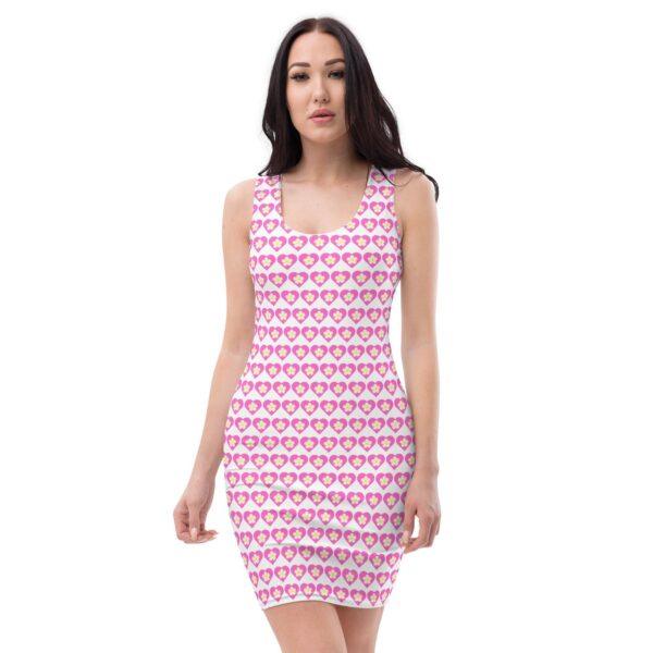 flower-pink-heart-womens-bodycon-dress