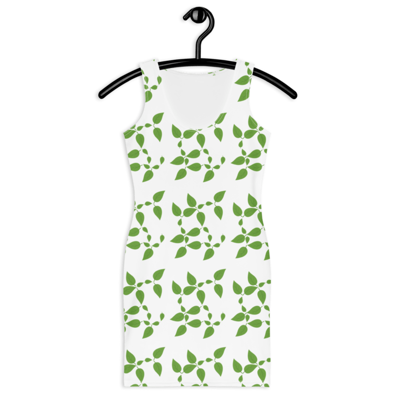 green-leaf-womens-bodycon-dress