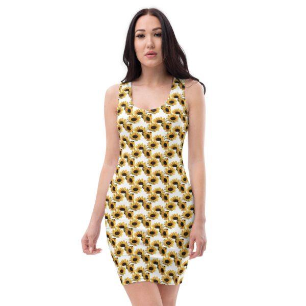 sunflower-bodycon-dress