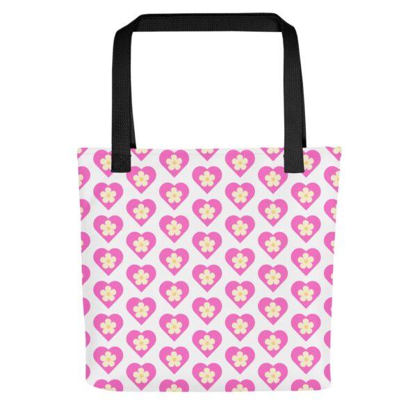 flower-pink-heart-polyester-tote-bag