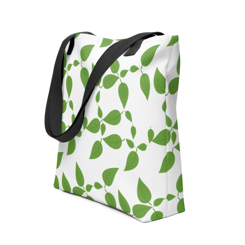 green-leaf-tote-bag