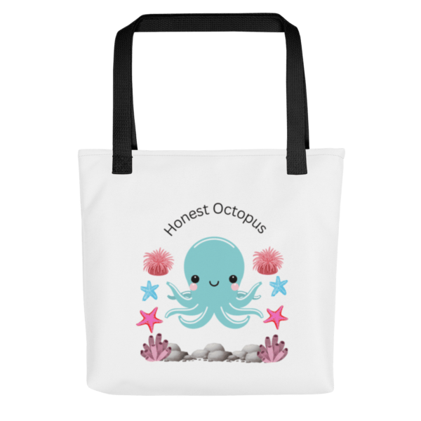 Honest Octopus Polyester Tote Bag