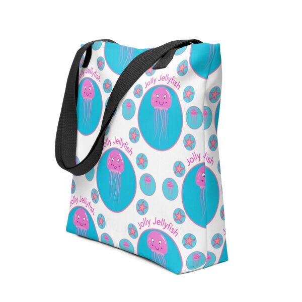 Jolly Jellyfish Polyester Tote Bag - Image 2