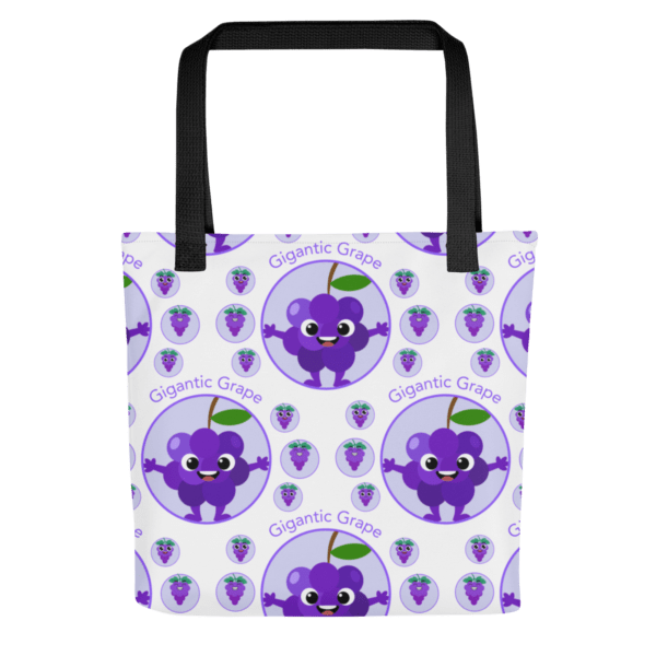 Gigantic Grape Polyester Tote Bag