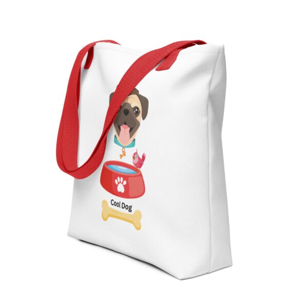 cool-dog-polyester-tote-bag