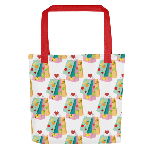 I Love Shopping Polyester Tote bag