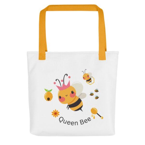 queen-bee-polyester-tote-bag