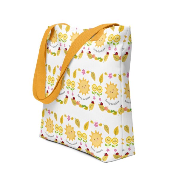 sunny-sunshine-polyester-tote-bag