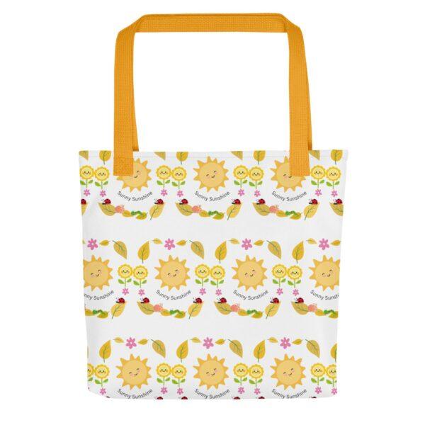 sunny-sunshine-polyester-tote-bag