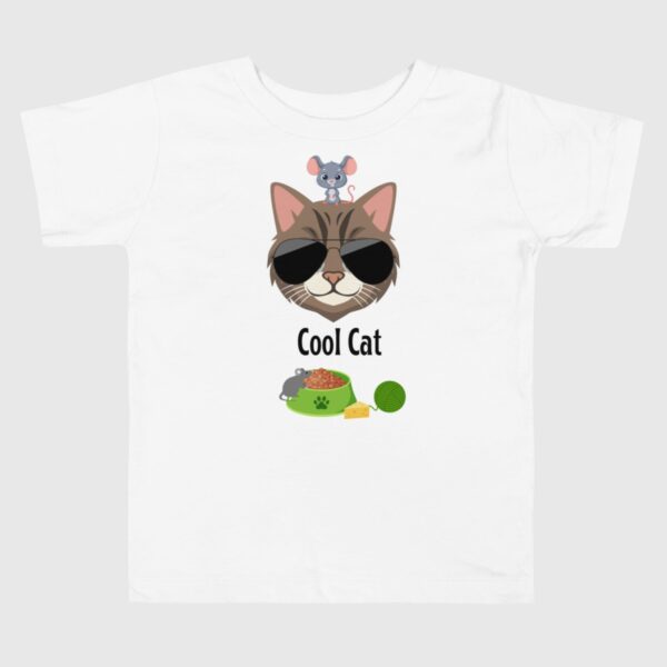 Cool Cat Toddler T-Shirt