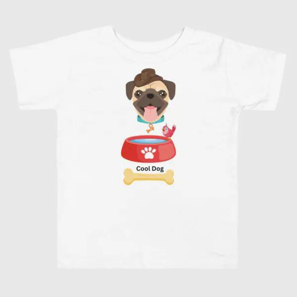 Cool Dog Toddler T-Shirt