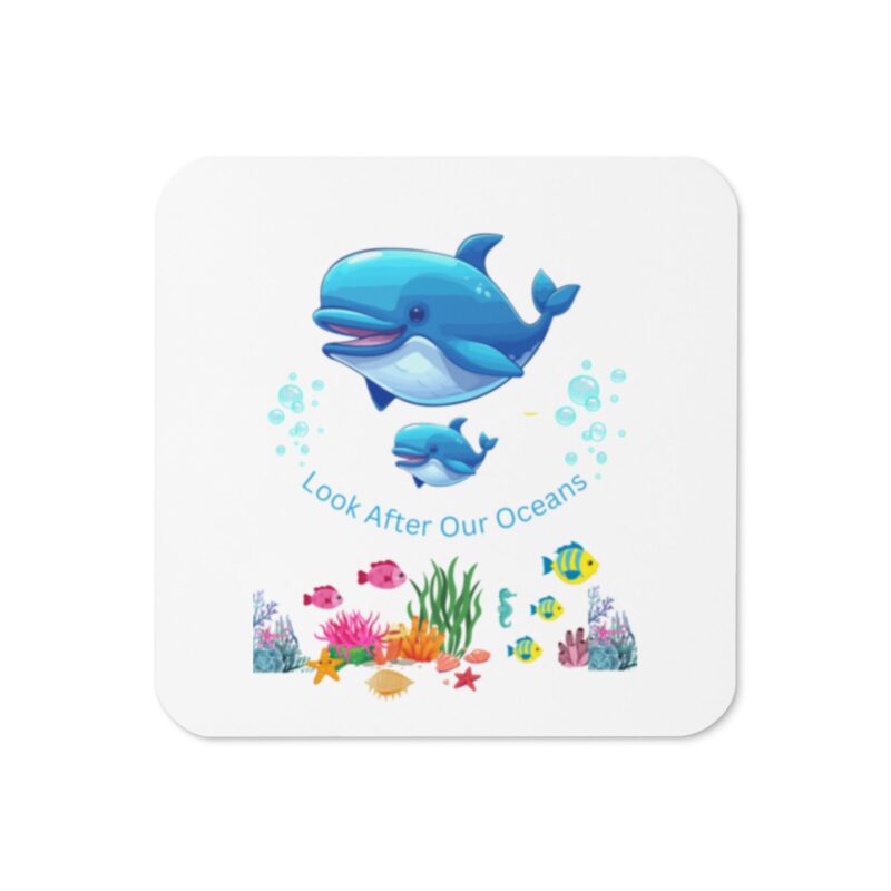 Look After Our Oceans Drinks Coaster