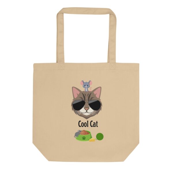 Cool Cat Eco-Tote Bag - Image 2