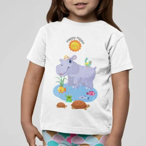 Happy Hippo Toddler T-Shirt