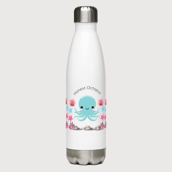 Honest Octopus Stainless Steel Water Bottle 17oz