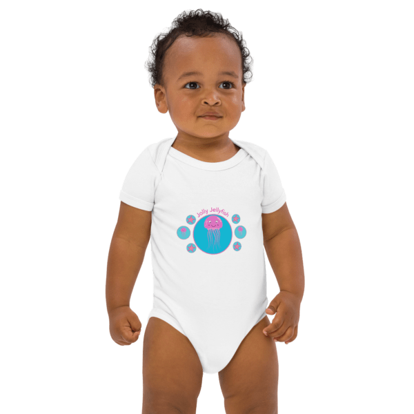 Organic Cotton Jolly Jellyfish Baby Bodysuit