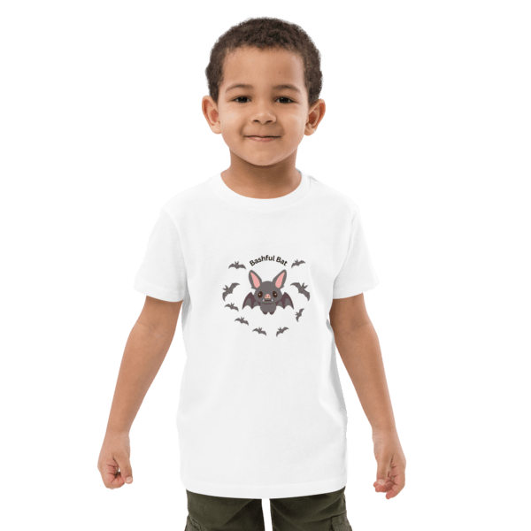 Organic Cotton Bashful Bat Children's T-shirt