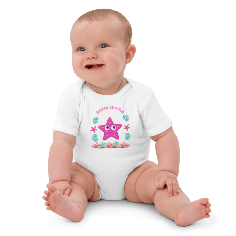 smiley-starfish-organic-cotton-baby-bodysuit