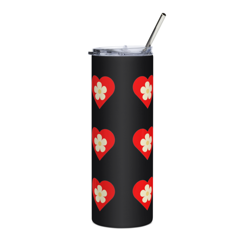 flower-red-heart-white-stainless-steel-drinks-tumbler-20oz