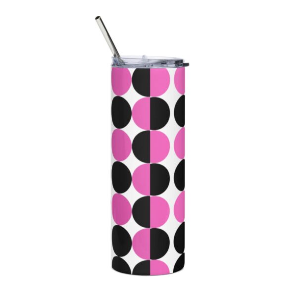 pink-and-black-spotted-20oz-white-drinks-tumbler