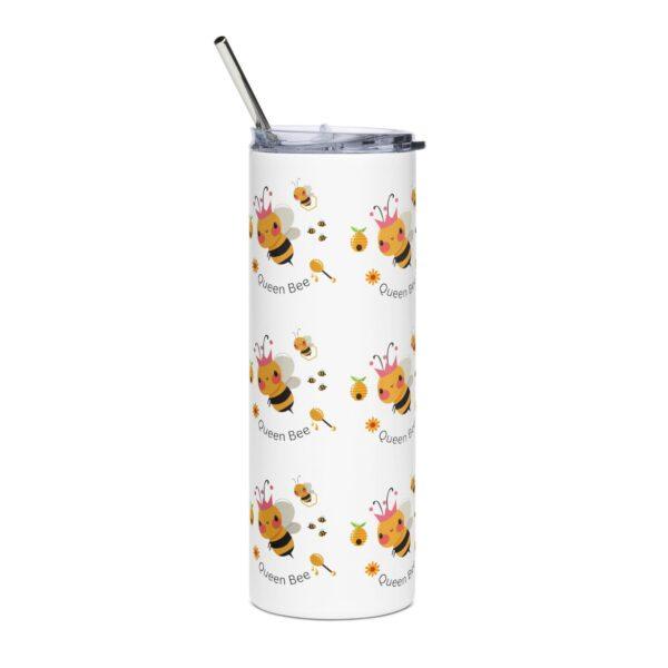 Queen Bee Stainless Steel Drinks Tumbler 20oz - Image 2