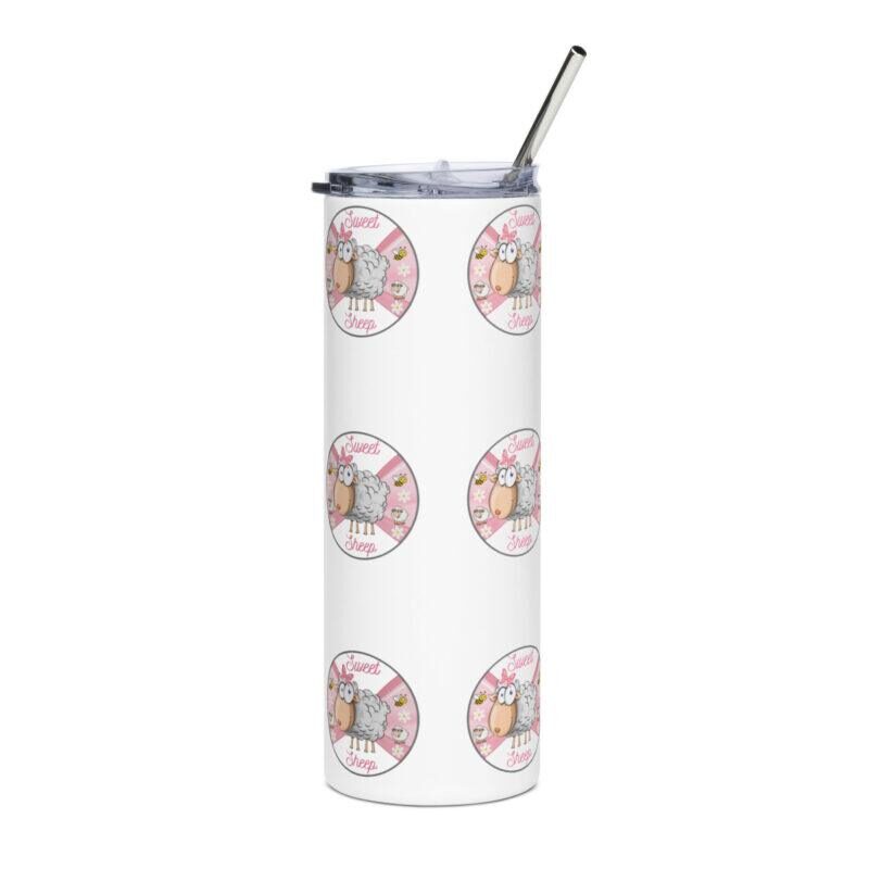 Sweet Sheep 20oz White Drinks Tumbler