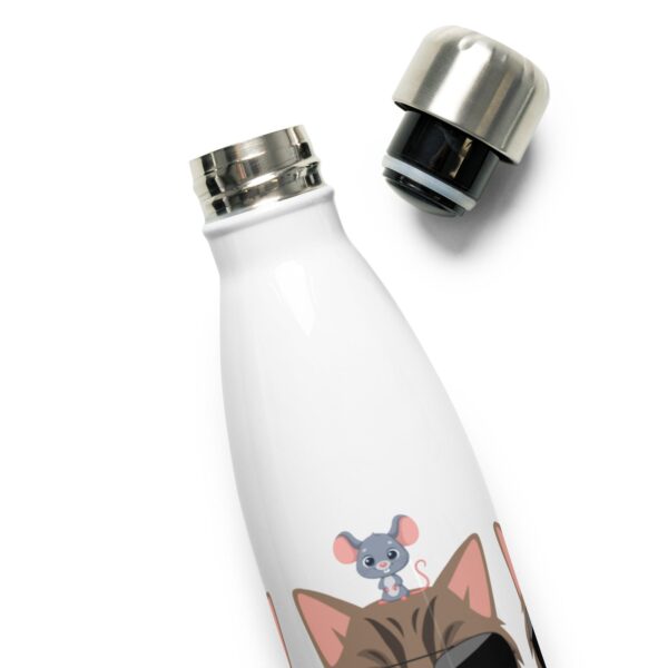 Cool Cat Stainless Steel Water Bottle 17oz - Image 2