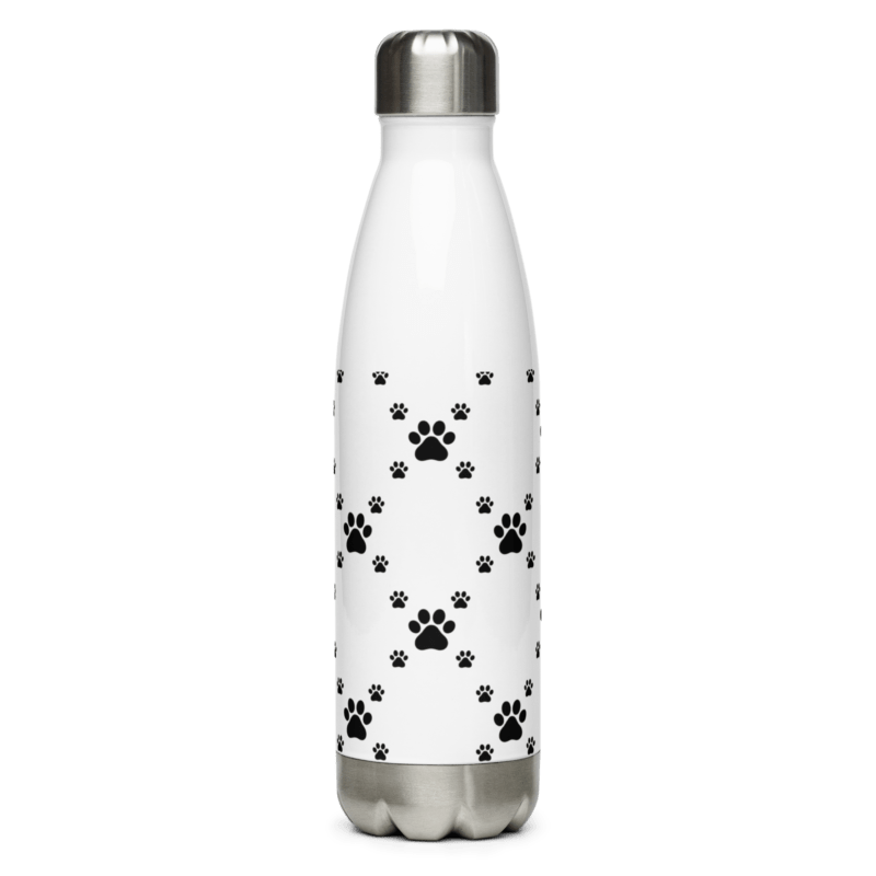 black-paw-print-water-bottle-17-oz