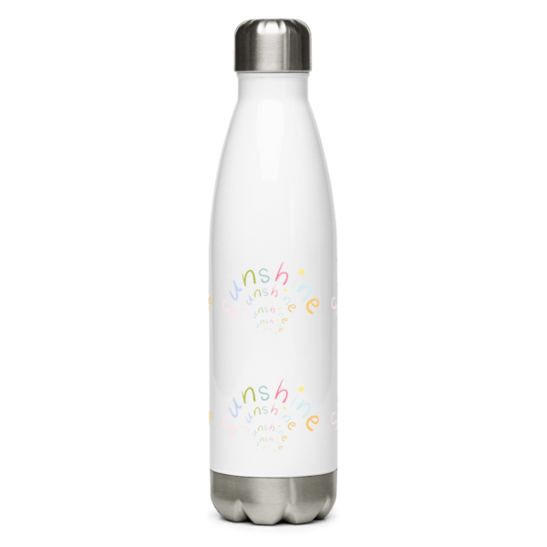 Sunshine Stainless Steel Water Bottle 17oz