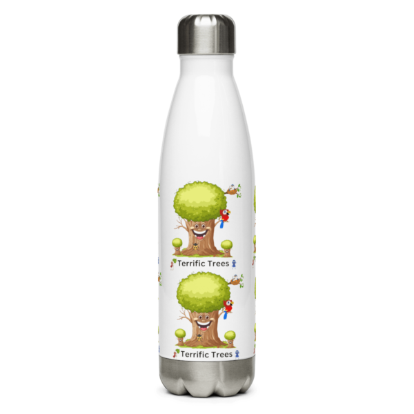 Terrific Trees Stainless Steel Water Bottle 17oz