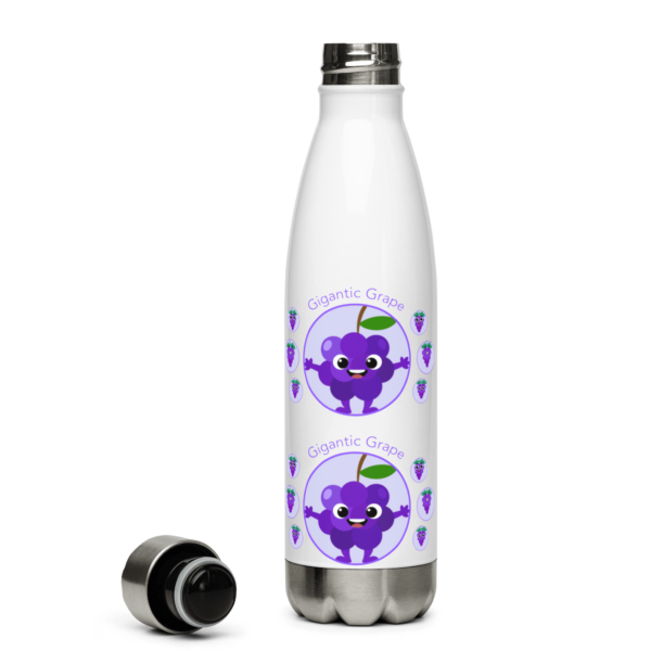 Gigantic Grape Stainless Steel Water Bottle 17oz