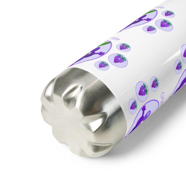 Gigantic Grape Stainless Steel Water Bottle 17oz - Image 3