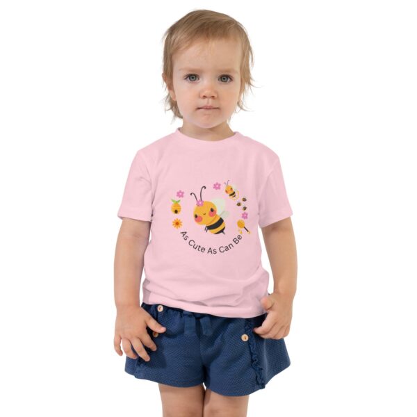 As Cute As Can Be Toddler T-Shirt - Pink