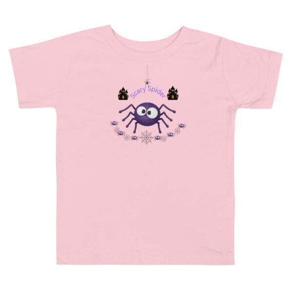 scary-spider-toddler-t-shirt-pink