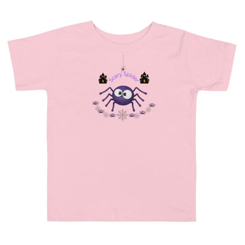 scary-spider-toddler-t-shirt-pink