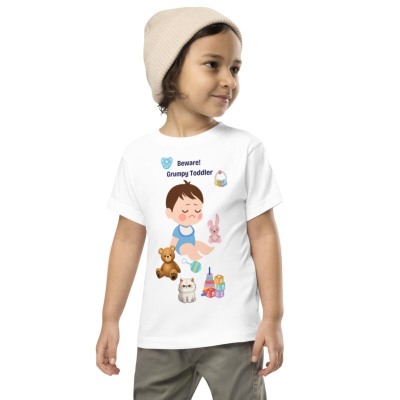 Beware! Grumpy Toddler T-Shirt - White 