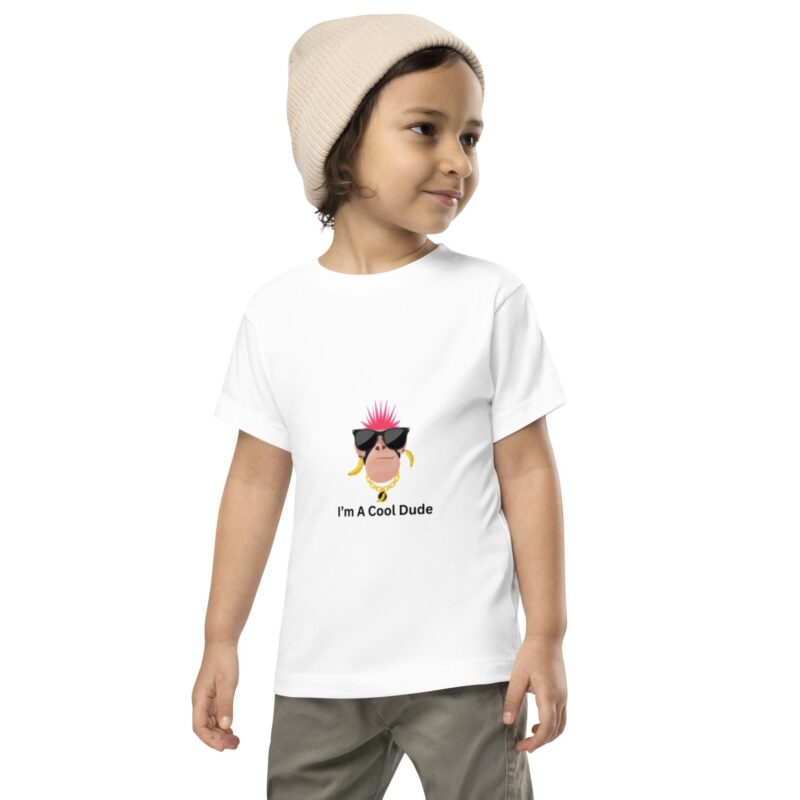 I'm A Cool Dude Toddler T-Shirt - White