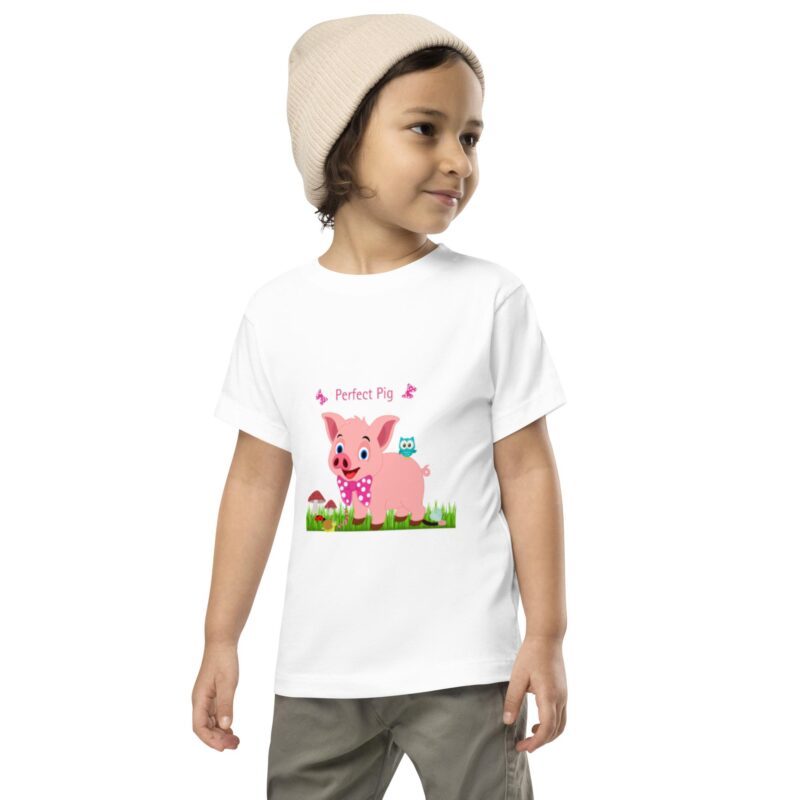 Perfect Pig Toddler T-Shirt - White