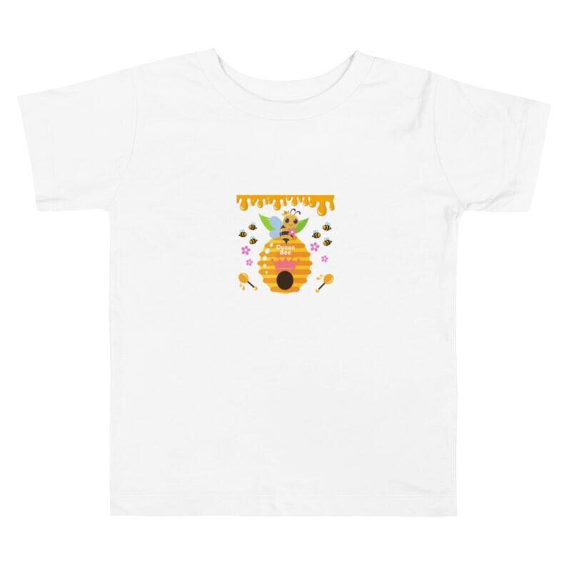 queen-bee-hive-toddler-t-shirt-white