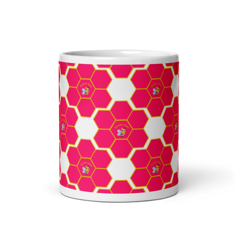 queen-bee-pink-honeycomb-11-oz-ceramic-mug