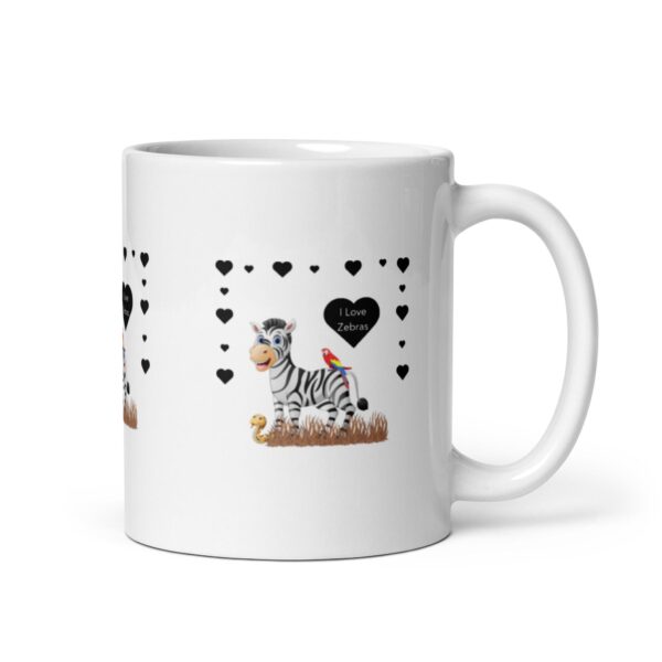 I Love Zebras 11oz Ceramic Mug