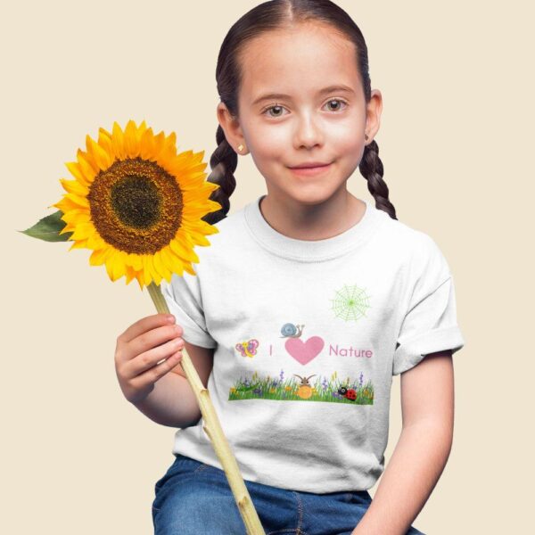 Organic Cotton I Love Nature Children's T-shirt