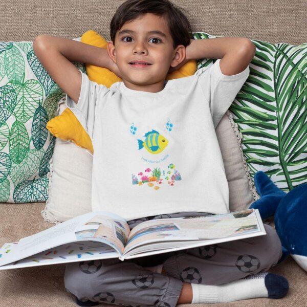 Organic Cotton Look After Our Sealife Children's T-shirt