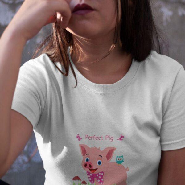 Organic Cotton Perfect Pig Children's T-shirt