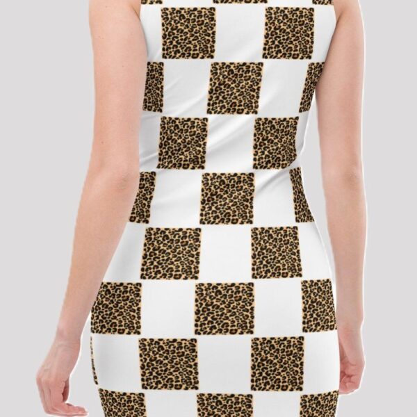 Women's Checkered Bodycon Dress