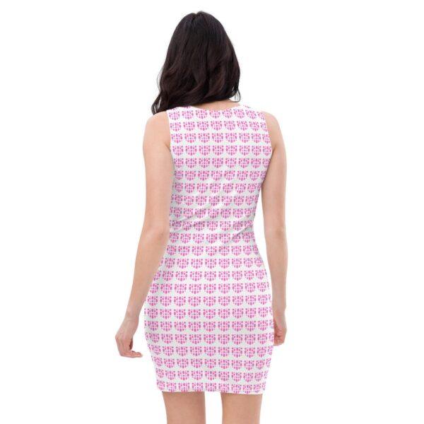 Women's Pink Tortoiseshell Bodycon Dress - Image 4