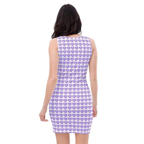 Women's Purple Tortoiseshell Bodycon Dress - Image 4