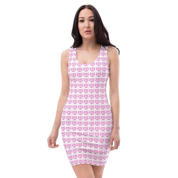 pink-tortoiseshell-womens-bodycon-dress