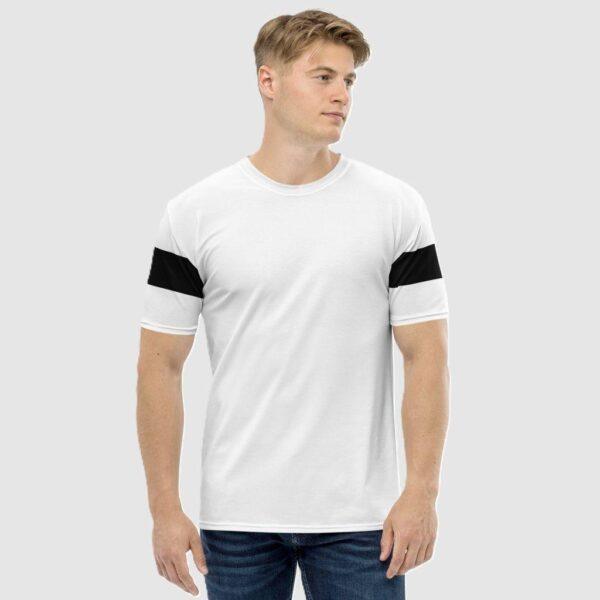 mens-white-black-horizontal-stripe-crew-neck-t-shirt